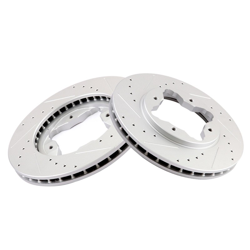 Front Brake Rotors Fits 1990-1997 Honda Accord 1997 Acura CL Drilled And Slotted