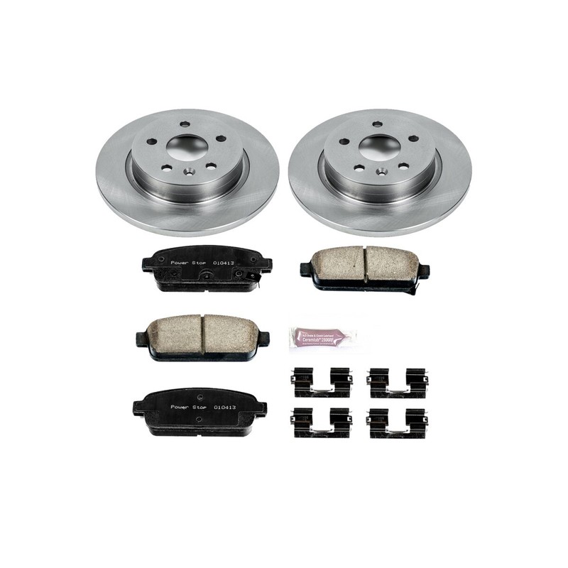 KOE6792 Powerstop Brake Disc and Pad Kits 4-Wheel Set Front & Rear for Encore gallery