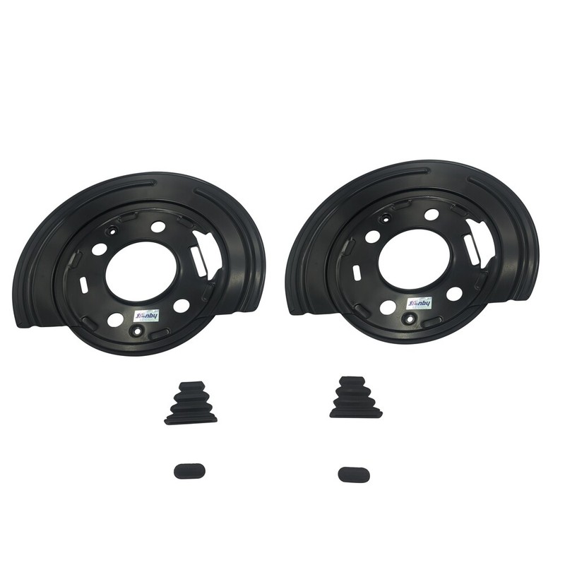 Pair Brake Dust Shields Set of 2 Rear for Chevy SaVana Express Van Avalanche gallery