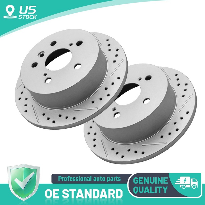 Rear Disc Brake Rotors for 2002-2006 Toyota Camry ES330 2005-2007 Avalon Solara