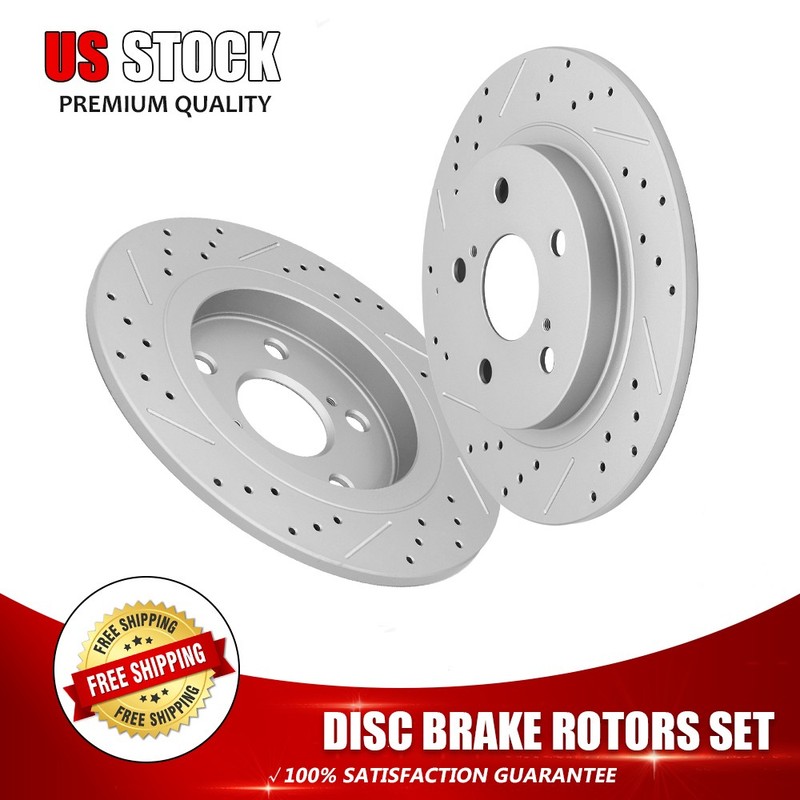Rear Brake Rotor For 2008-2018 Scion XB iM Pontiac Vibe Toyota Matrix Corolla iM