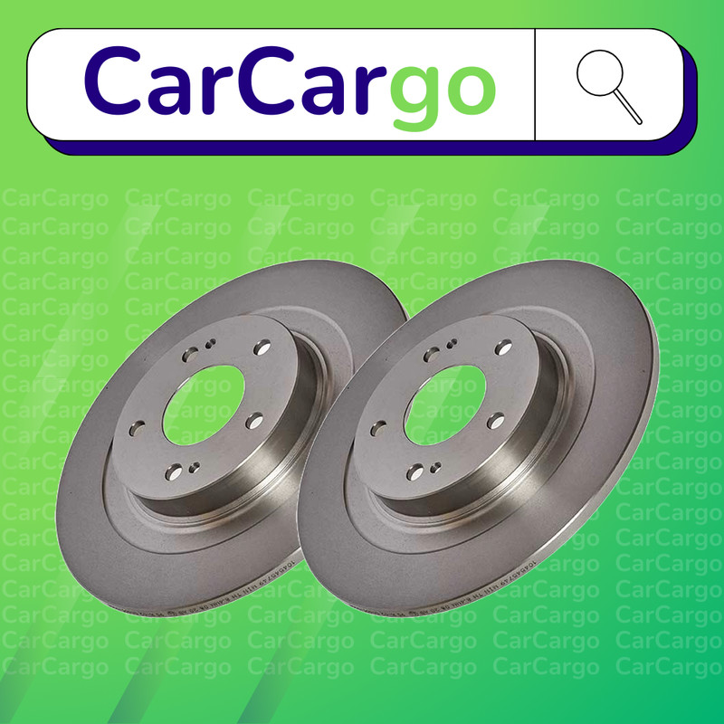 Premium Solid Rear Brake Discs Mitsubishi ASX 2.0 MIVEC 2010-2024 302 mm