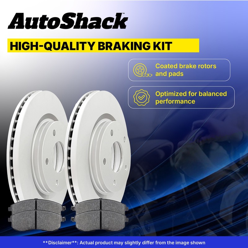 Front Rear Brake Rotors Premium Ceramic Pads for Ford, Escape 2013-2016 gallery