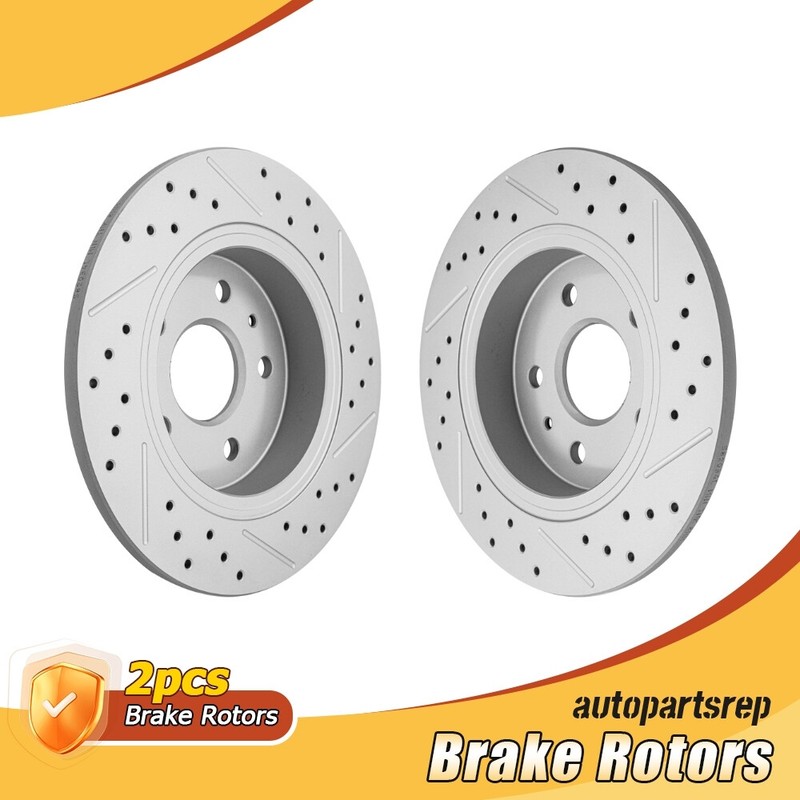 Rear Disc Brake Rotors for 16-19 Chevy Cruze Volt 17-23 Bolt EV 22-23 Bolt EUV
