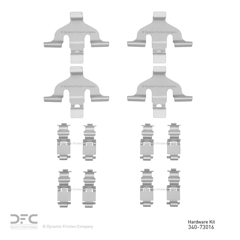 DFC Front Disc Brake Hardware Kit for A6 A7 A8 Q5 Q7 Q8 RS3 RS5 S4 S5 S6 S7 S8 gallery
