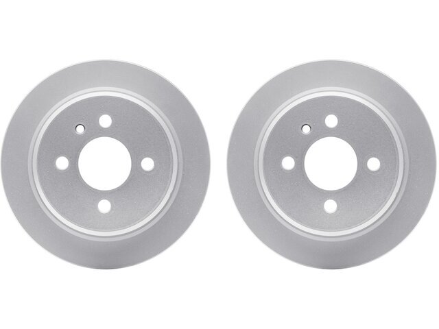 For 1987-1991 BMW 325is Brake Rotor Set Rear Dynamic Friction 68578KJ 1988 1989