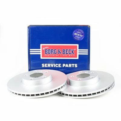 Borg & Beck BBD4725 Front Brake Discs Pair 332mm Vented Fits Bmw X5 X6