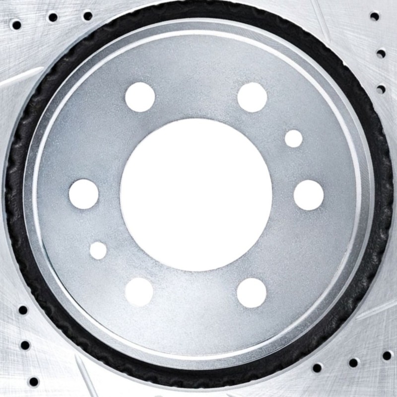 For GMC Acadia 2007-2017 Rotor Set Front | Silver | Vented | Drilled and Slotted gallery