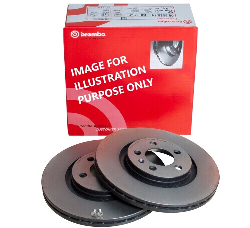 BREMBO FRONT Brake Discs 322 mm INTERNALLY VENTED REAR 300 mm Solid