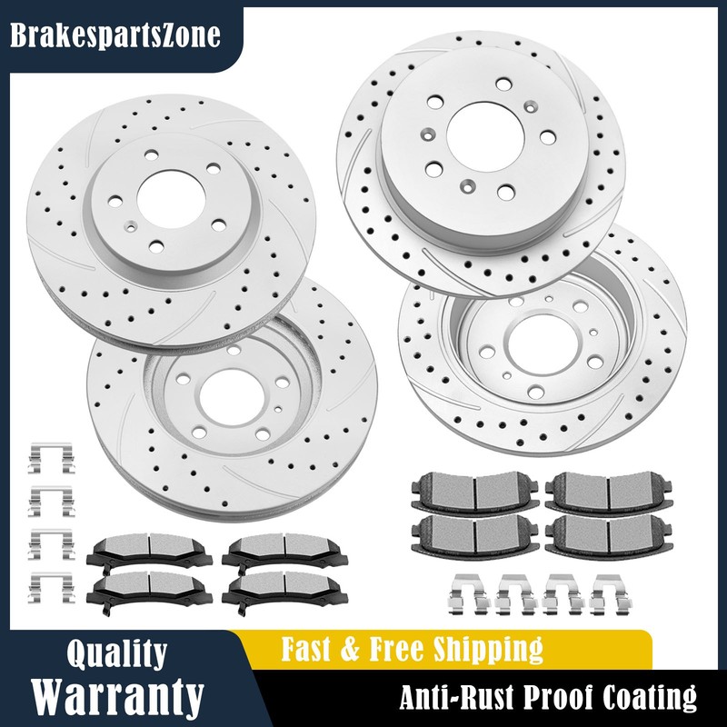 Front and Rear Brake Rotors Pads fit for Chevrolet Impala Monte Carlo Brakes