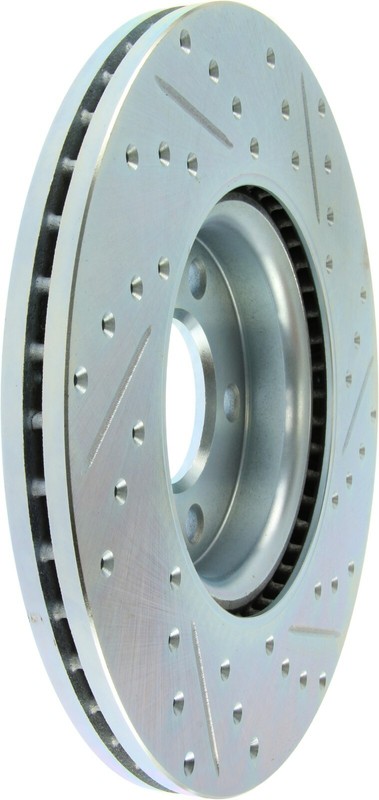 StopTech 227.45078R Drilled/Slotted 1-Piece Front Brake Rotor for 07-13 Mazda 3 gallery