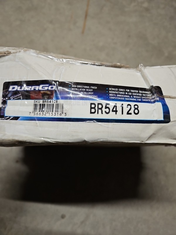 NEW DURAGO BR54128 Front Brake Disc for O5-14 F450-550 Super Duty Truck (1)