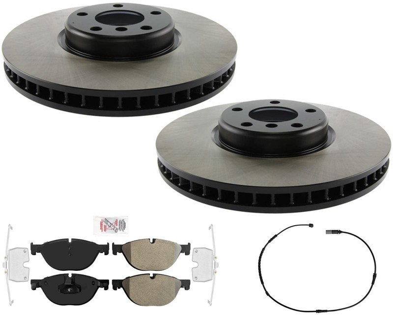 Front Carbon Brake Rotors Pads hardware Fits BMW 535i GT 10-17 REF 34116785669