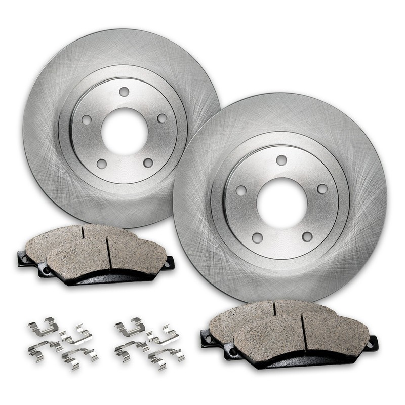 Front Brake Rotors + Ceramic Pads for Jeep Cherokee Grand Cherokee TJ Wrangler