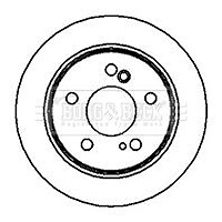 Front Rear Brake Disc Fits Mercedes 190 Saloon E-Class Coupe Kombi A2014231212 gallery