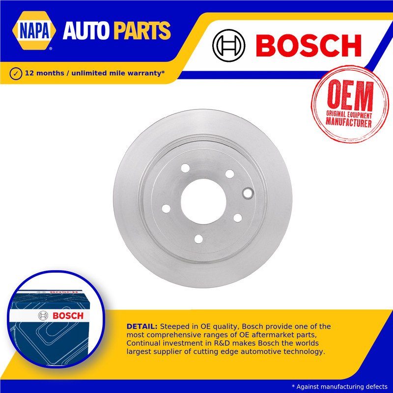 2x Brake Discs Pair Solid fits NISSAN PULSAR C13 1.5D Rear 2014 on K9K 291.8mm