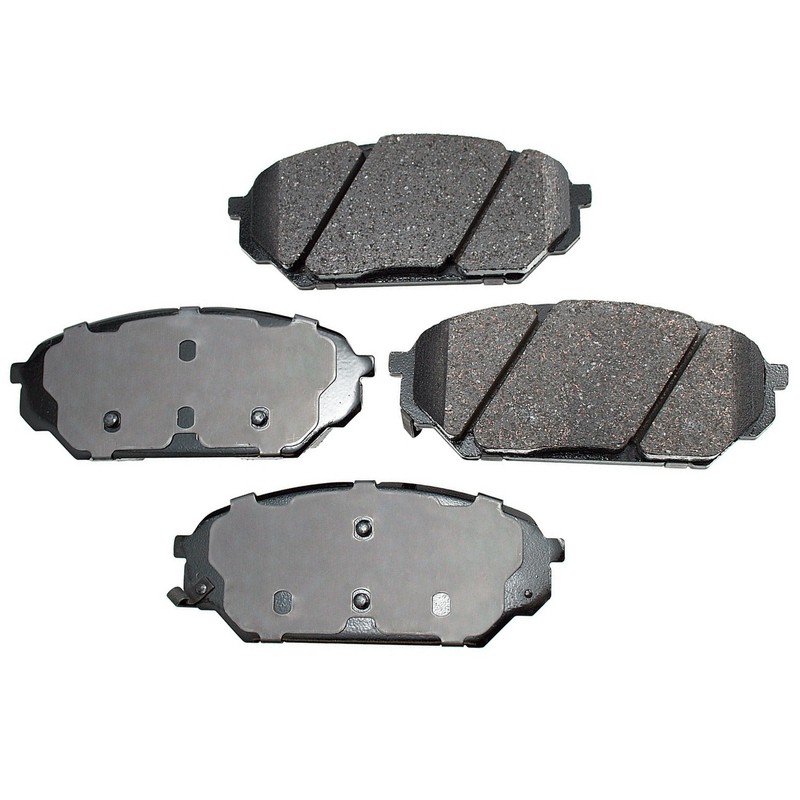 Akebono OEM Front & Rear Ceramic Brake Pads Kit For 2007-2012 Hyundai Veracruz
