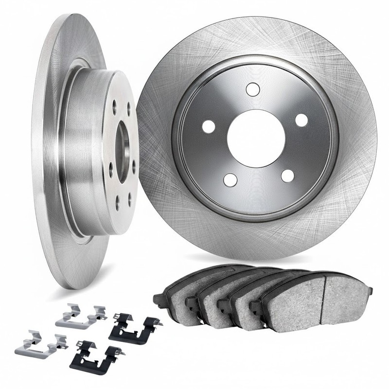 For Pontiac Pursuit 2006 Brake Rotor Set Rear | Excluded Calipers | Vented Rotor gallery