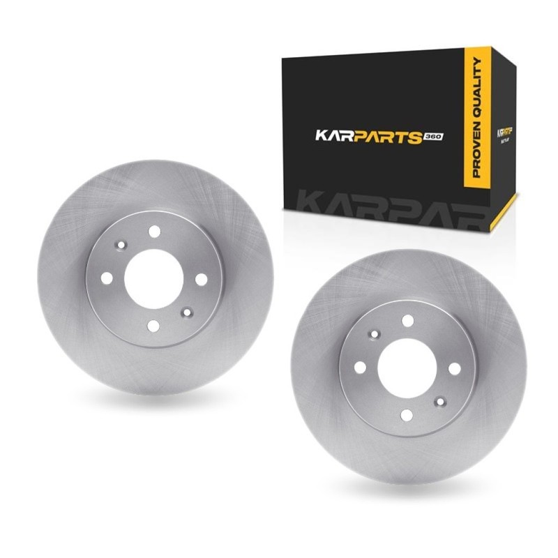 For Dodge Attitude 2013 2014 2015 Disc Brake Rotors | Front | Set Of 2 Cast Iron