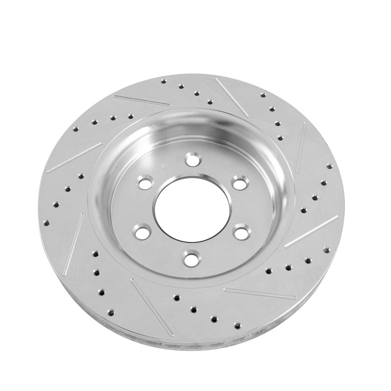 13.58" REAR Drilled Disc Rotors Brake Pads for Chevy GMC Silverado Sierra 1500 gallery