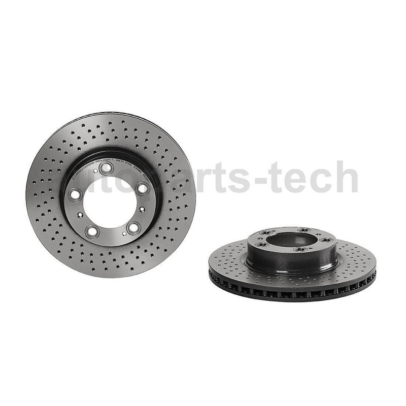 2x Brembo Front Disc Brake Rotor For Porsche 911 1999~2008 gallery