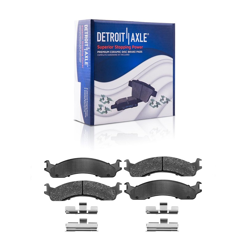 2004 - 2007 Ford E-350 Super Duty Front 331mm + Rear 326mm Brake Rotors Pads gallery