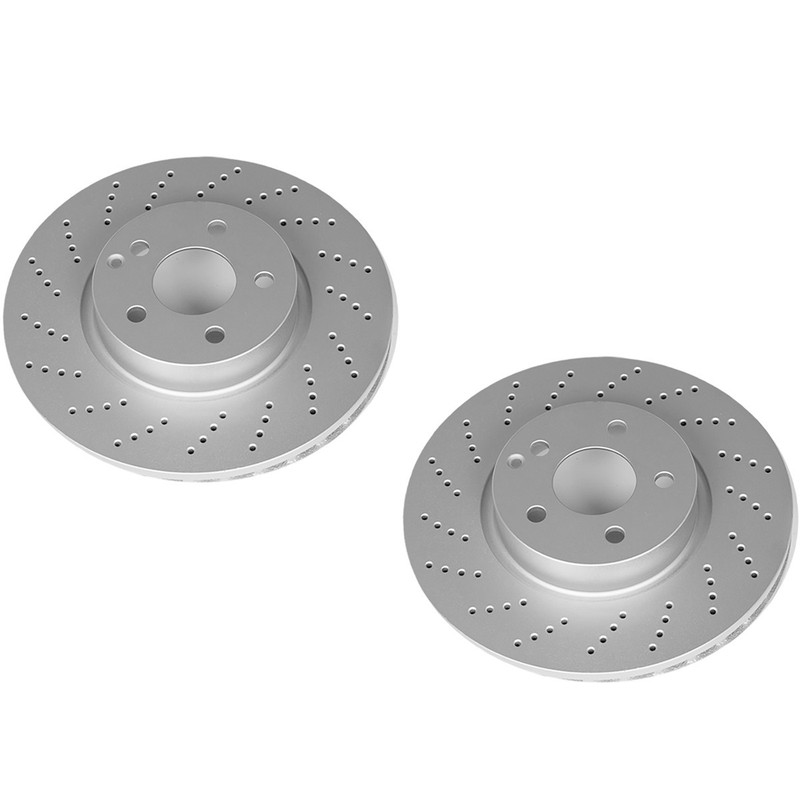 SET-P15EBR877EVC-2 Powerstop Brake Discs 2-Wheel Set Front for MB Mercedes E400