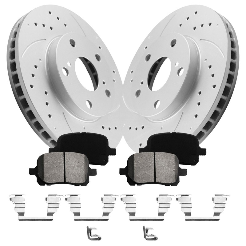Front Disc Rotors Brake Pads Kits for Lexus ES300 Toyota Avalon Camry Solara