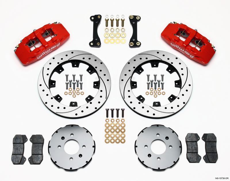 Wilwood Brakes Disc Brake Caliper / Rotor / Pad Kit | 140-10736-DR gallery