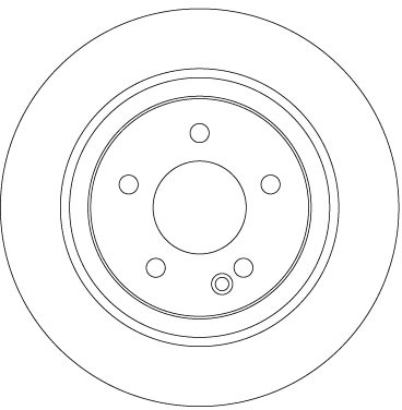 TRW DF6788S Brake Disc for Mercedes Benz