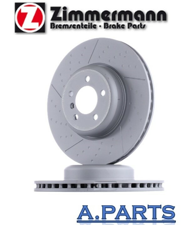 ZIMMERMANN 2X BRAKE DISCS PERFORMANCE 370mm DRILLED FRONT BMW 3 SERIES F31 F34 F32