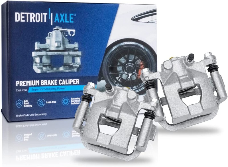 5-Lug Front & Rear Brake Pads Calipers Rotors for 2007-2010 Nissan Altima gallery