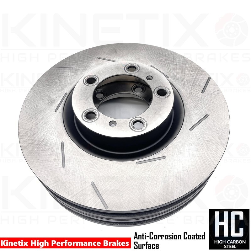 FOR PORSCHE MACAN 3.0 S GTS 3.6 TURBO GROOVED FRONT BRAKE DISCS PAIR 360mm gallery
