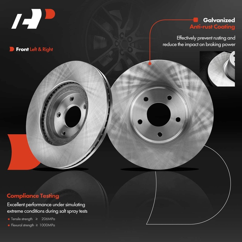 A-Premium Front & Rear Disc Brake Rotor & Ceramic Brake Pads for Nissan Maxima gallery