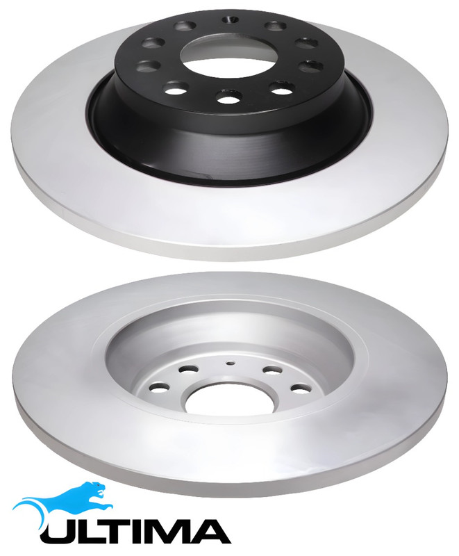 ULTIMA REAR SOLID DISC BRAKE ROTORS FOR AUDI CMBA CRKB CLHA CHPB CZEA 1.4 1.6 I4