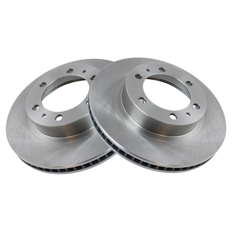 TRQ Front Disc Brake Rotor Left & Right Pair Set for Toyota Truck 4Runner gallery
