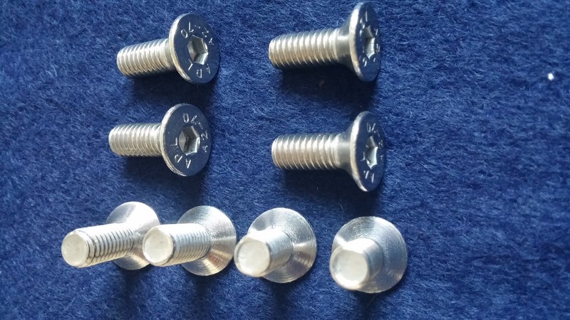 DISC BRAKE SCREWS BOLTS AUDI A1 A2 A3 A4 A5 A6 AUDI TT STAINLESS STEEL X 8