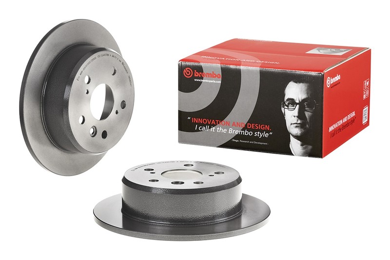 Brembo Rear Solid & Coated Disc Brake Rotor 269mm 5 Lugs For ES300 Solara Camry