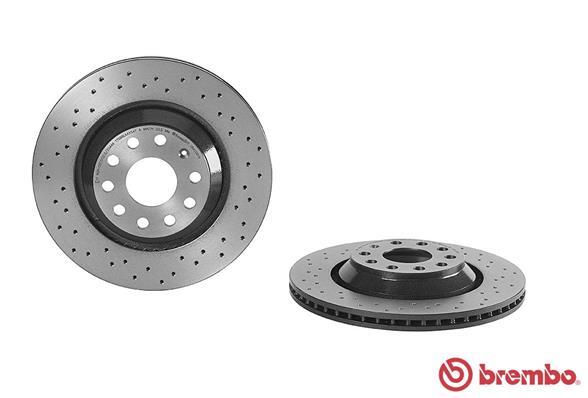 Fits VW Golf Passat Scirocco Audi A3 TT Baxter Rear Brake Discs #2 gallery