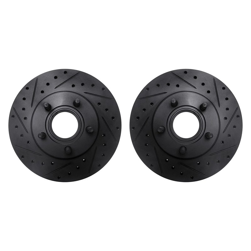 For Ford Ranger 95-97 R1 Concepts Drilled & Slotted Front Brake Rotor Set