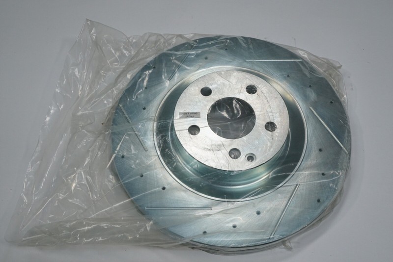 Single Powerstop Left Front Brakes Evolution Disc Brake Rotor Drilled EBR867XPR