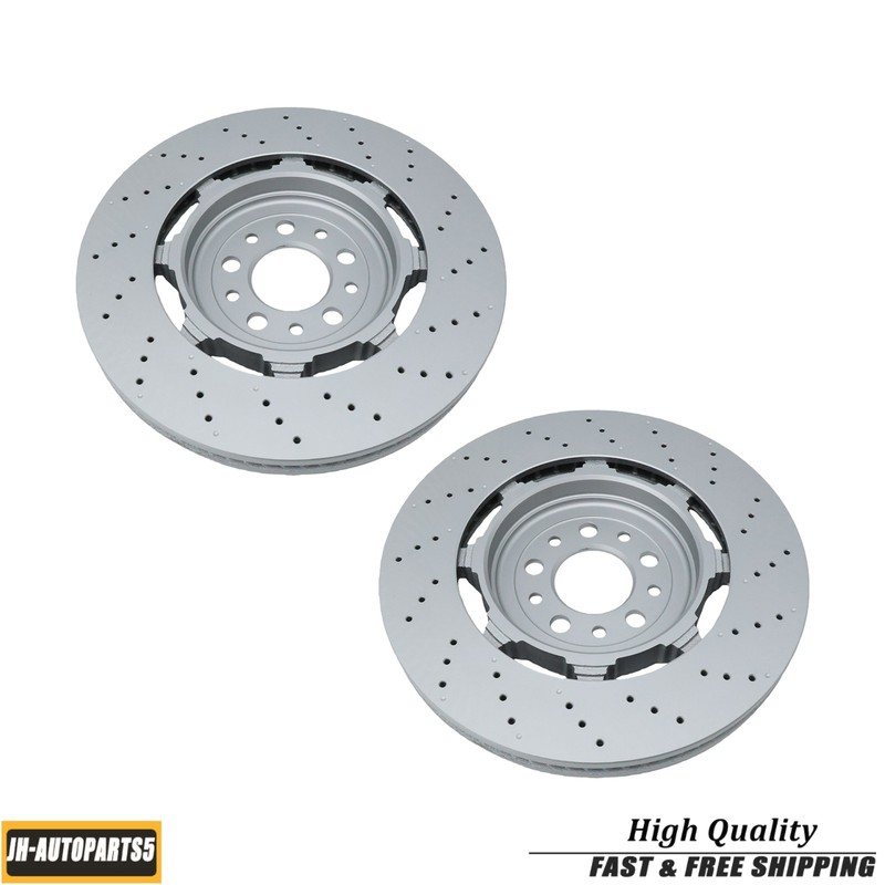 4X Front & Rear Brake Rotors For 2017-24 Alfa Romeo Giulia Stelvio Quadrifoglio gallery