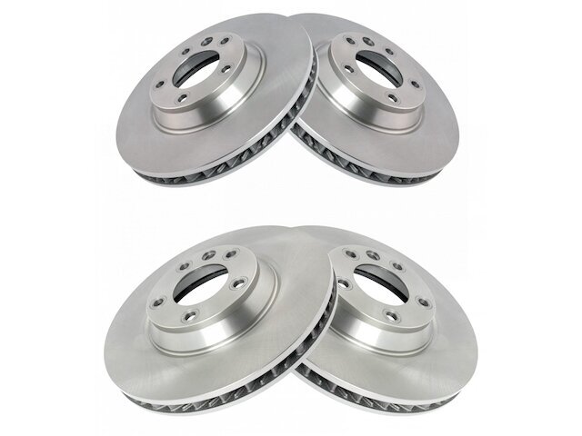 TRQ 48TK52M Front Brake Rotor Set Fits 2007-2015 Audi Q7