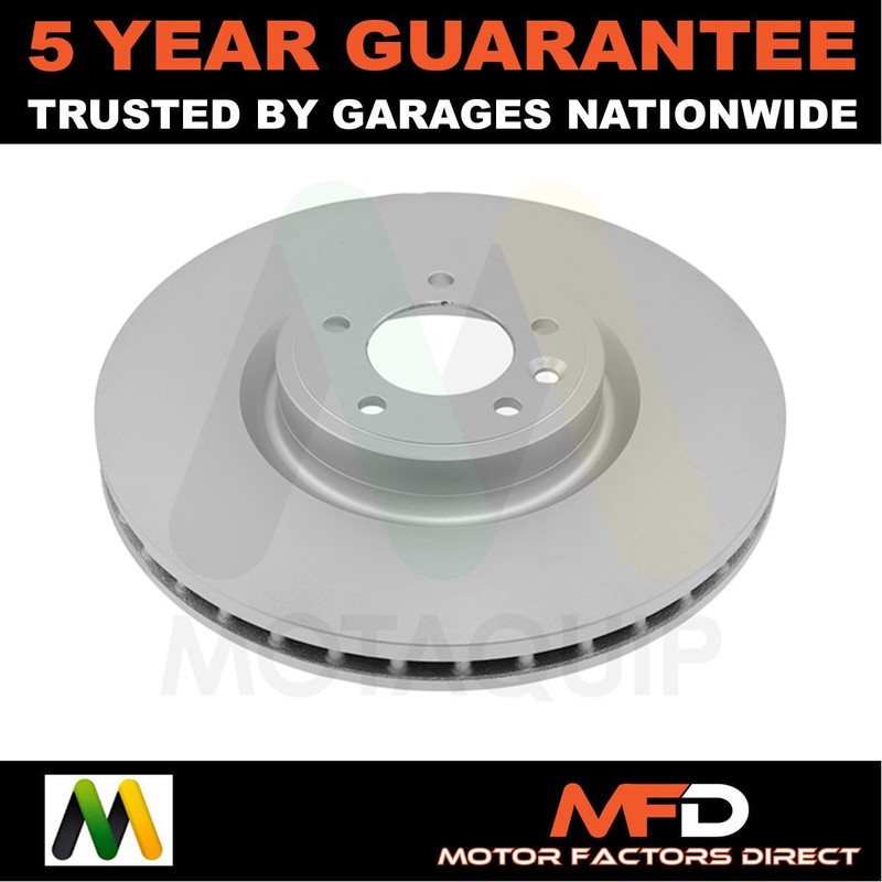 1x Brake Disc Front Motaquip Fits Land Rover Discovery 2016- LR161894 LR098968