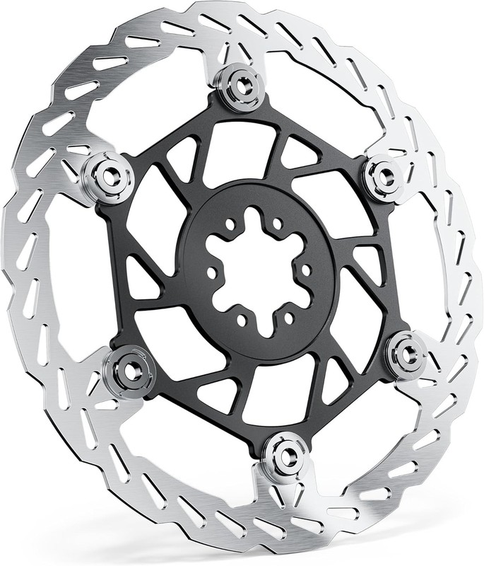 Floating Front Disc Brake Rotor 220mm Aircraft Aluminum Core Stainless Steel +++