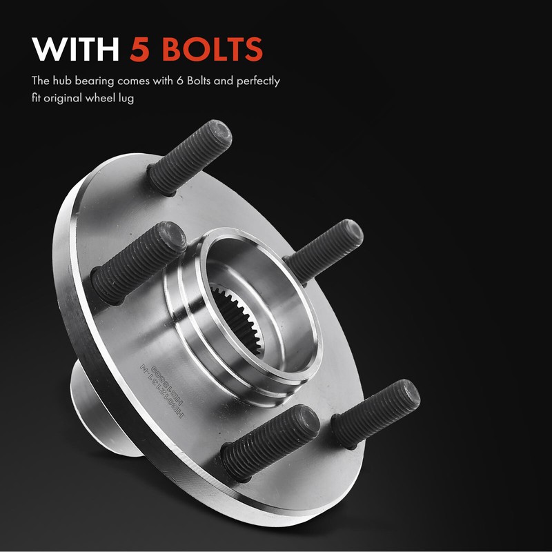 16x Front & Rear Drilled Brake Rotor & Pad + Hub Bearing for Toyota Avalon 00-04 gallery