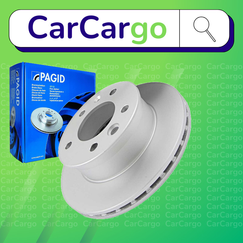 Pagid Vented Front Brake Discs Pair Sprinter 3-T 313 CDI 4×4 2000-2006 276 mm