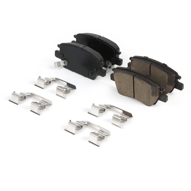 Front Brake Rotors + Ceramic Disc Brake Pad for 22-23 Chevy Bolt EUV 10.87 inch gallery
