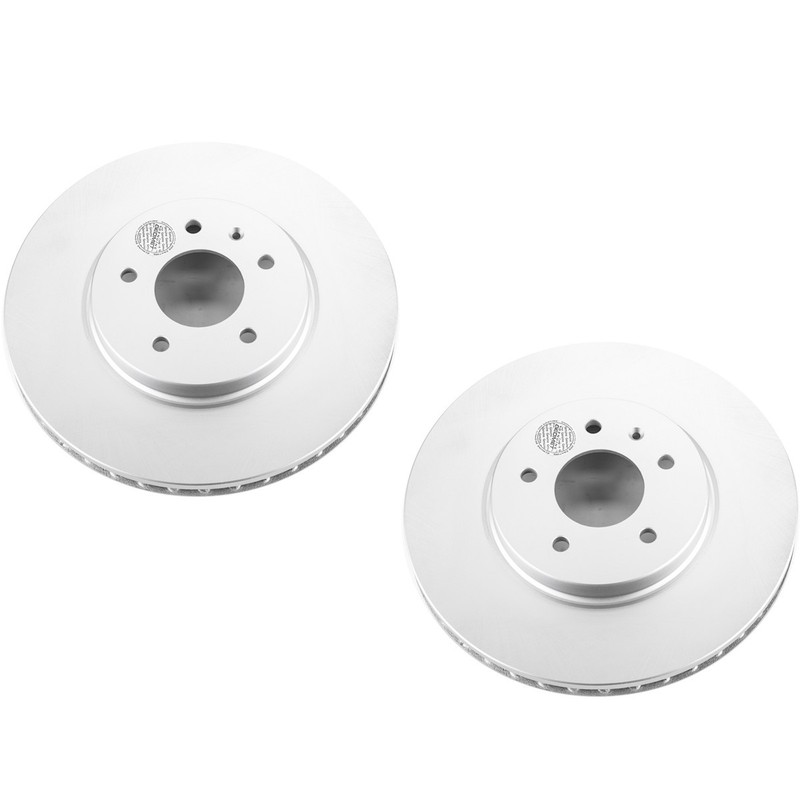 SET-P15AR82142EVC-2 Powerstop Brake Discs 2-Wheel Set Front for Cadillac STS