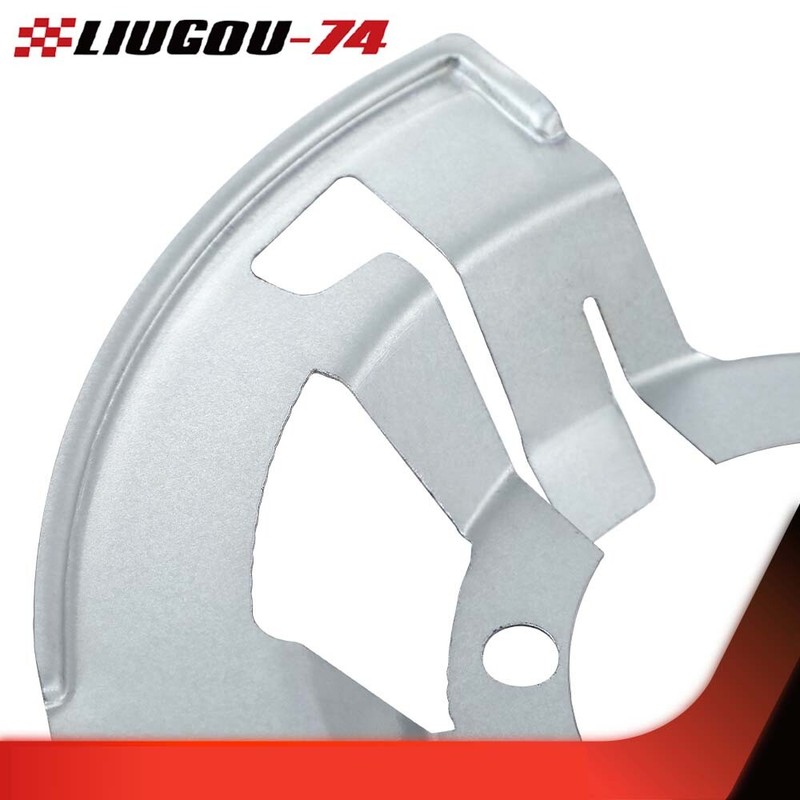 2PCS FRONT BRAKE DUST SHIELD LH & RH SIDE FIT FOR 2000-2002 DODGE RAM 2500 3500 gallery